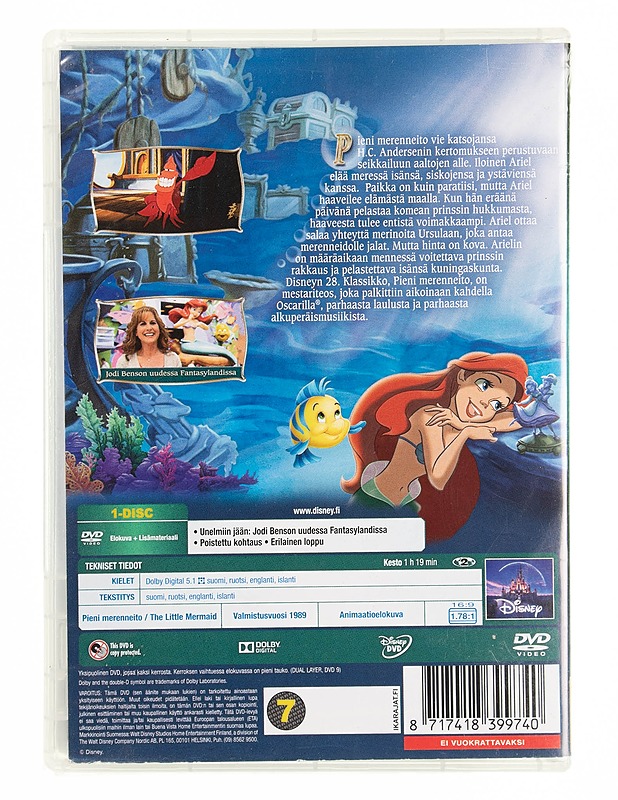 Pieni merenneito - DVD - DVD-elokuvat - 10105536374 - 1