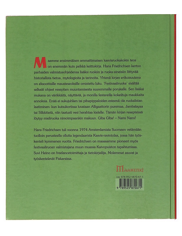 Mieliruokaa kasviksista ja kalasta - Friedrichsen, Hans - Ruokakirjat - 10105536398 - 1