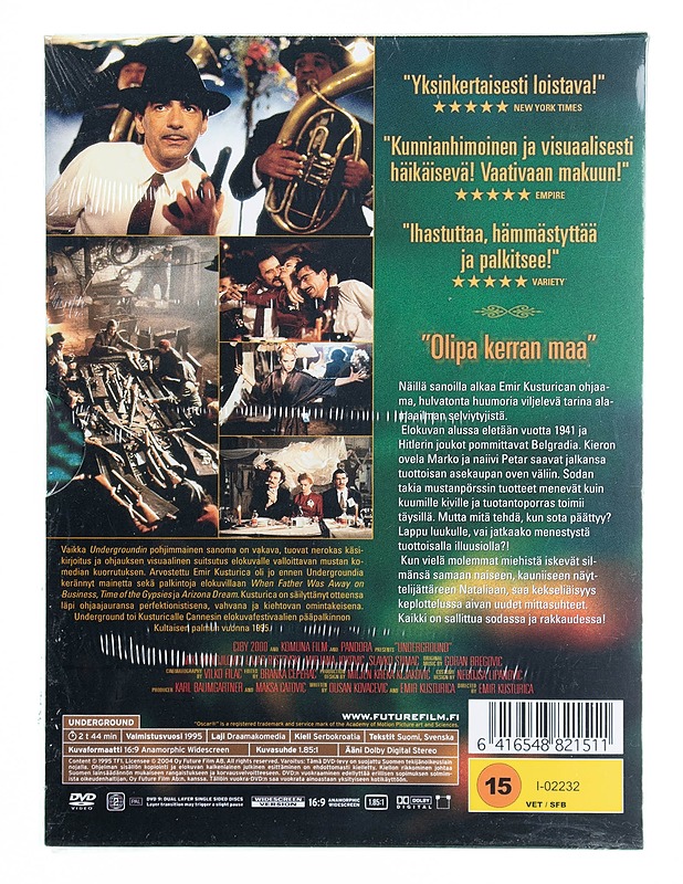 Underground - DVD - DVD-elokuvat - 10105536448 - 1