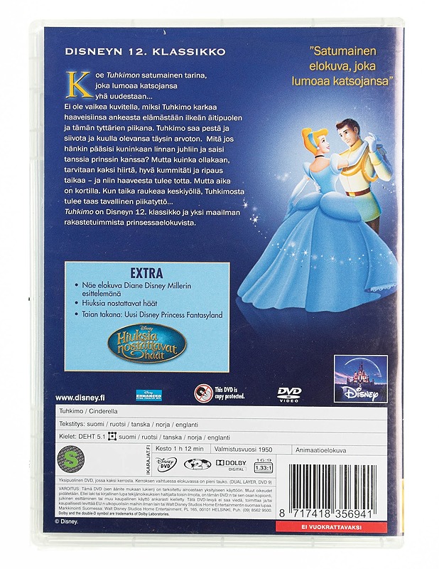 Tuhkimo - DVD - DVD-elokuvat - 10105536471 - 1