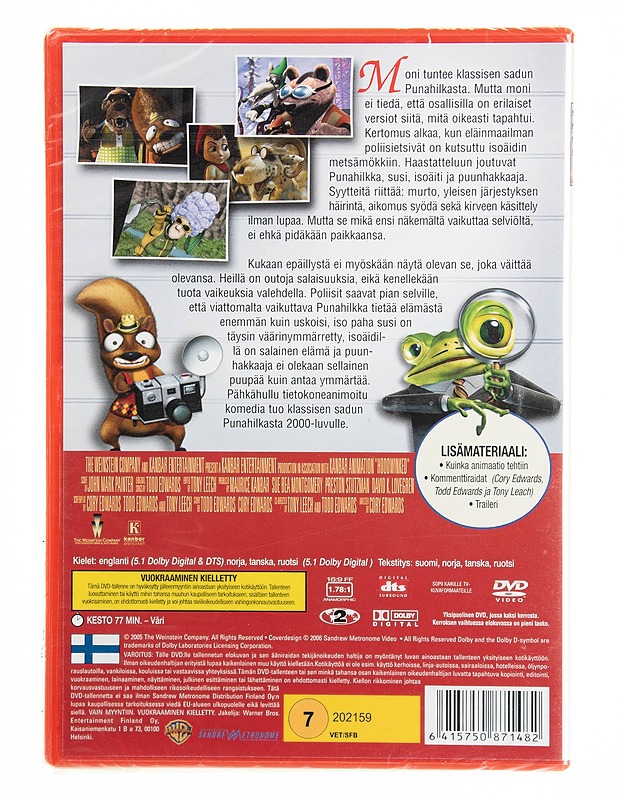 Tapaus Punahilkka - DVD - DVD-elokuvat - 10105536483 - 1