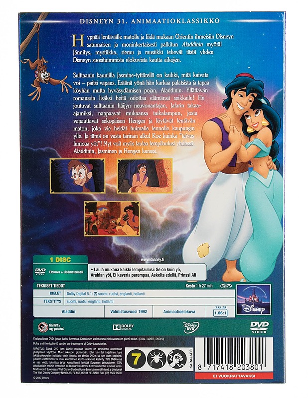 Aladdin - DVD - DVD-elokuvat - 10105536540 - 1