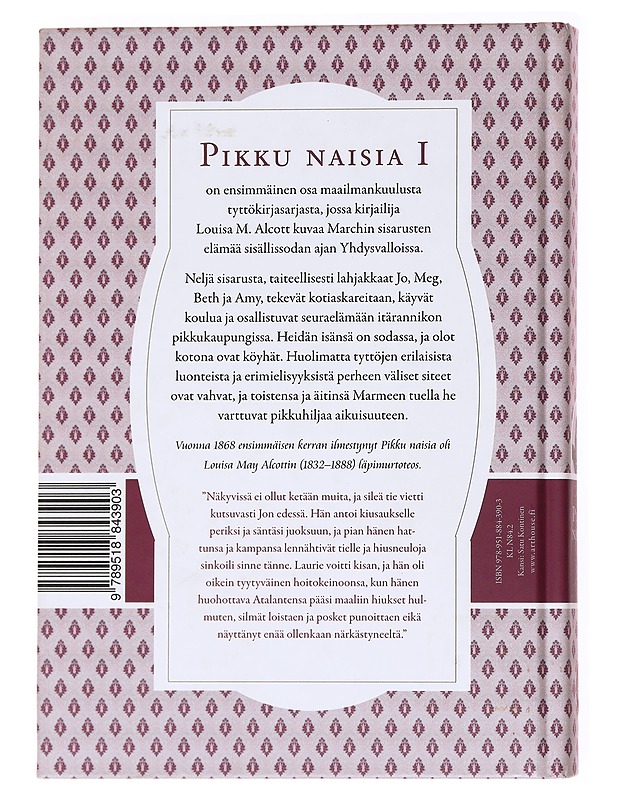 Pikku naisia. 1 osa - Louisa M. Alcott - Kaunokirjallisuus - 10105536549 - 2