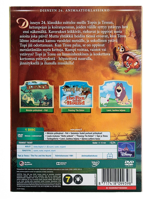 Topi ja Tessu - DVD - DVD-elokuvat - 10105536547 - 1