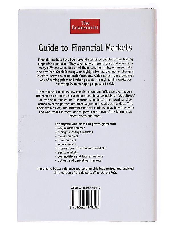 Guide to financial markets - Marc Levinson - Tietokirjat - 10105536554 - 1