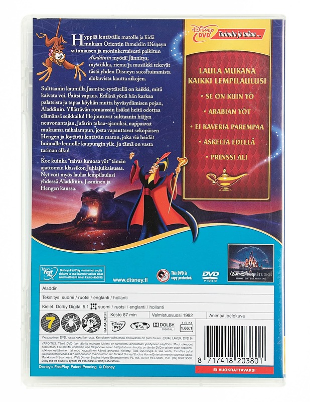 Aladdin - DVD - DVD-elokuvat - 10105536563 - 1