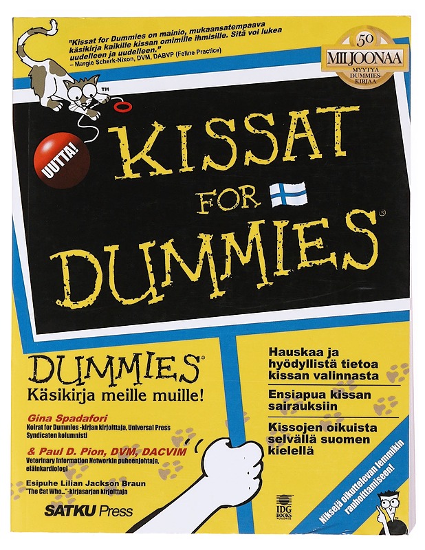 Kissat for dummies - Spadafori, Gina - Tietokirjat ja oppaat - 10105536568 - 0