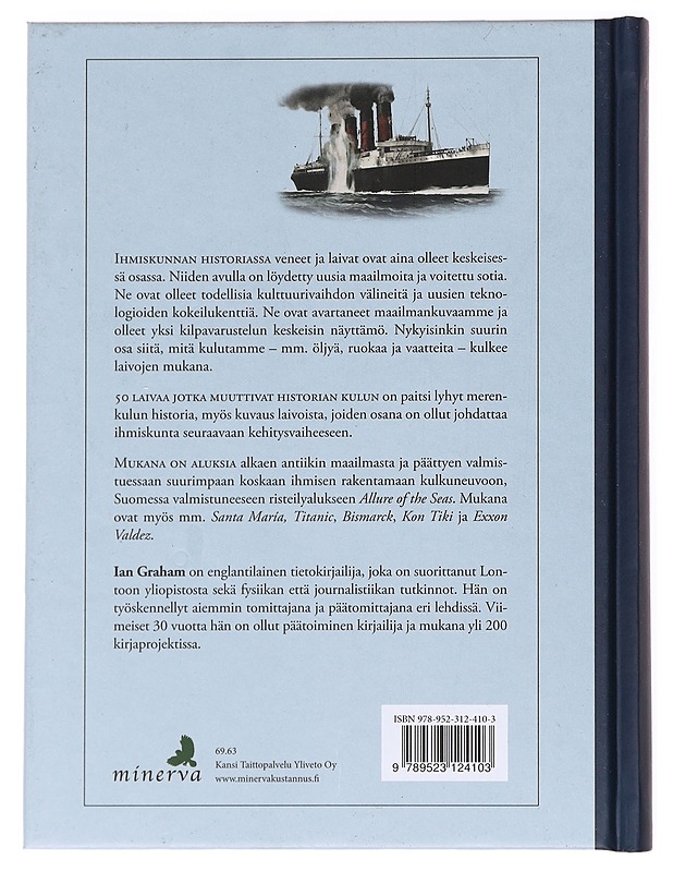 50 laivaa jotka muuttivat historian kulun - Ian Graham - Kirja lahjaksi - 10105536579 - 1