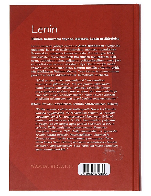 Lenin : helmirasia - Minkkinen, Aimo - Elämäkerrat ja muistelmat - 10105536588 - 1