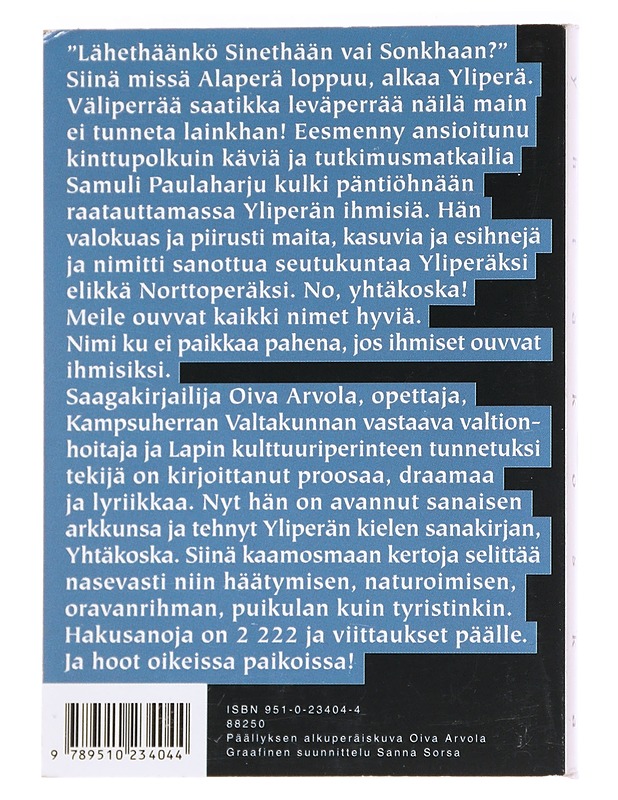 Yhtäkoska - Oiva Arvola - Matkaoppaat ja sanakirjat - 10105536614 - 1