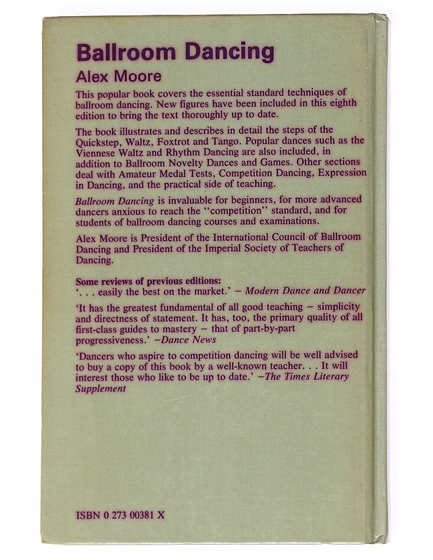 Ballroom dancing - Moore, Alex - Tietokirjat ja oppaat - 10105536630 - 1