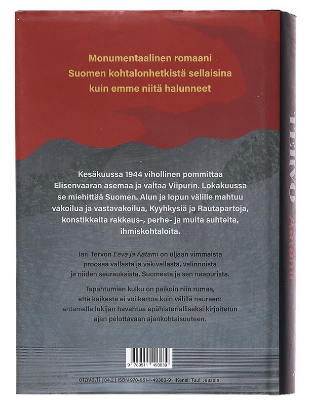 Eeva ja Aatami : epähistoriallinen romaani - Jari Tervo - Romaanit ja novellit - 10105536644 - 1
