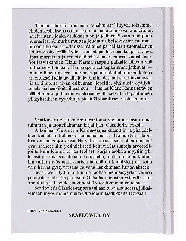 Nunnat nukkuvat : salapoliisiromaani - Outsider - Romaanit ja novellit - 10105536646 - 1