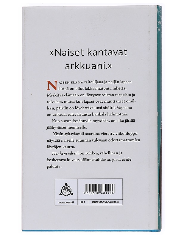 Henkeni edestä - Brotherus, Hanna - Romaanit ja novellit - 10105536656 - 1