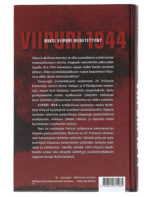 Ilmavoimat Viipurissa - Hannu Valtonen - Historiakirjat - 10105536663 - 1