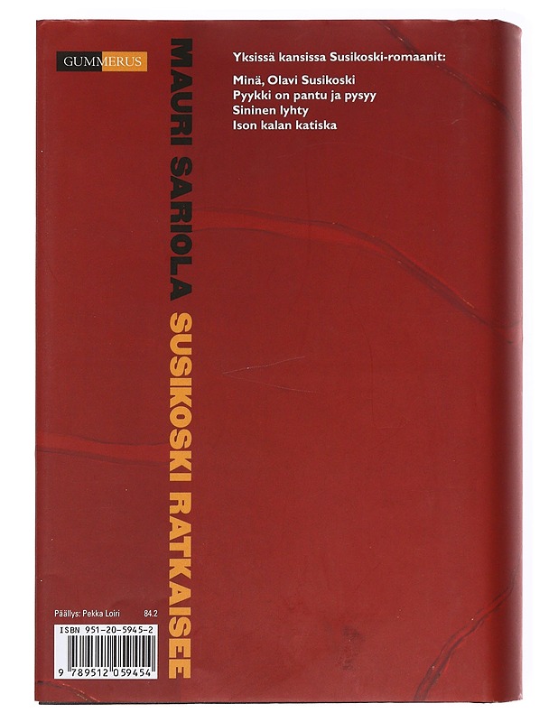 Susikoski ratkaisee - Mauri Sariola - Romaanit ja novellit - 10105536665 - 1