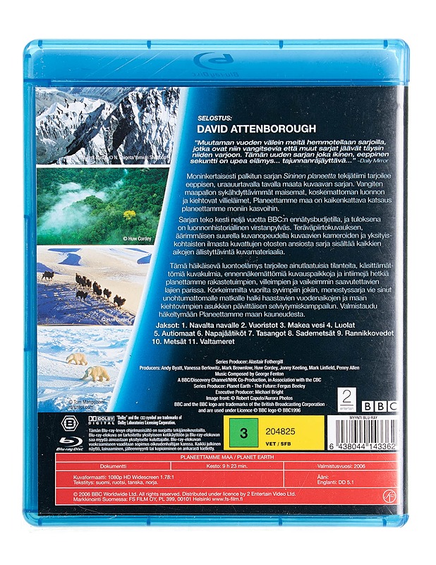 Planeettamme Maa - Blu-Ray - Blu-ray-levyt - 10105536676 - 1