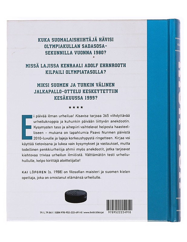 Kisavisa : 365 knoppia suomiurheilusta - Kai Löfgren - Harrastekirjat - 10105536685 - 1