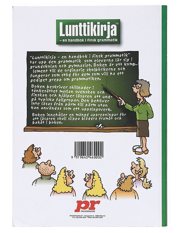 Lunttikirja : en handbok i finsk grammatik - Snellman, Susanne - Nuorten kirjat - 10105536815 - 1