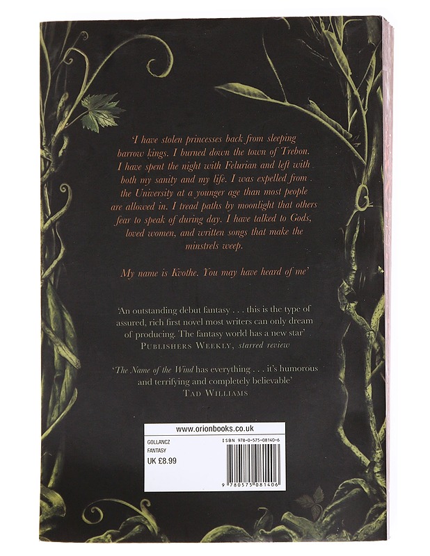 The name of the wind - Patrick Rothfuss - Fantasia- ja scifi - 10105536846 - 1