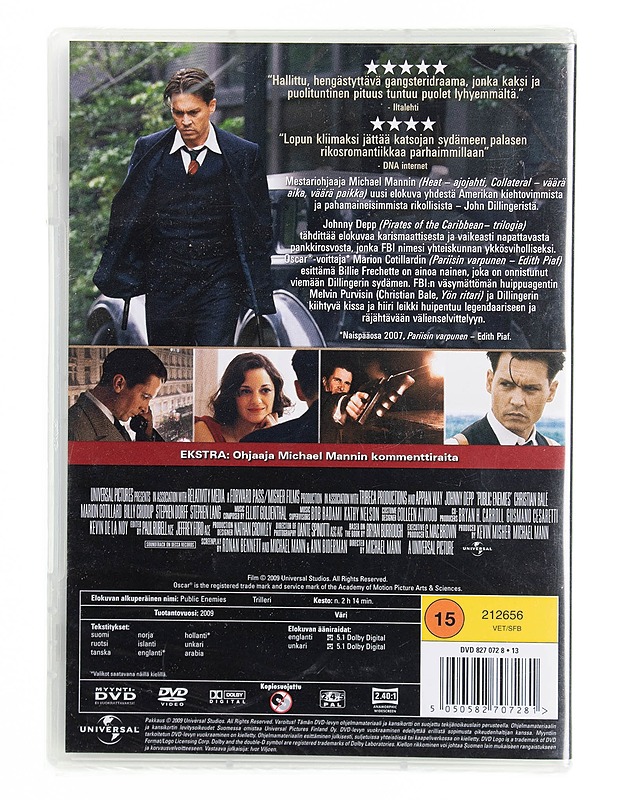 The Public Enemies - DVD - DVD-elokuvat - 10105536853 - 1
