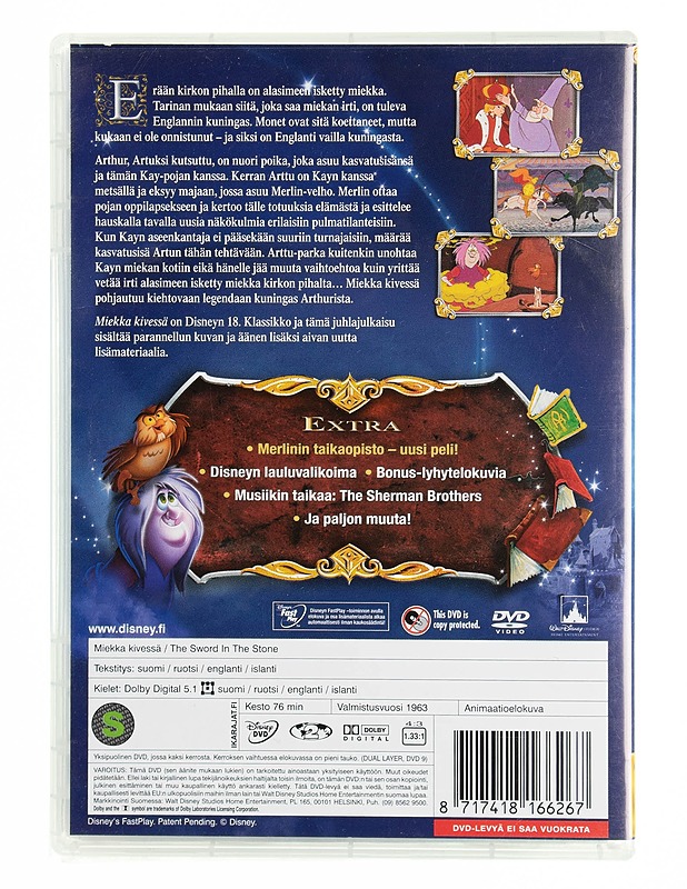 Miekka Kivessä - DVD - DVD-elokuvat - 10105536868 - 1