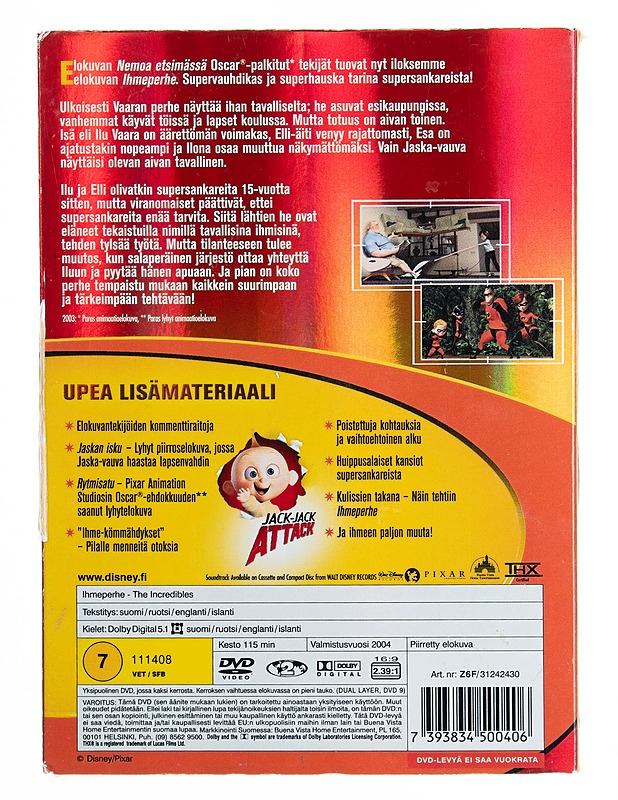 Ihmeperhe - DVD - DVD-elokuvat - 10105536885 - 1