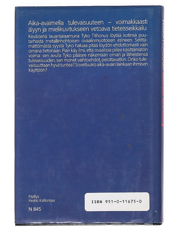 Aika-avain - Sleator, William - Romaanit ja novellit - 10105536939 - 1