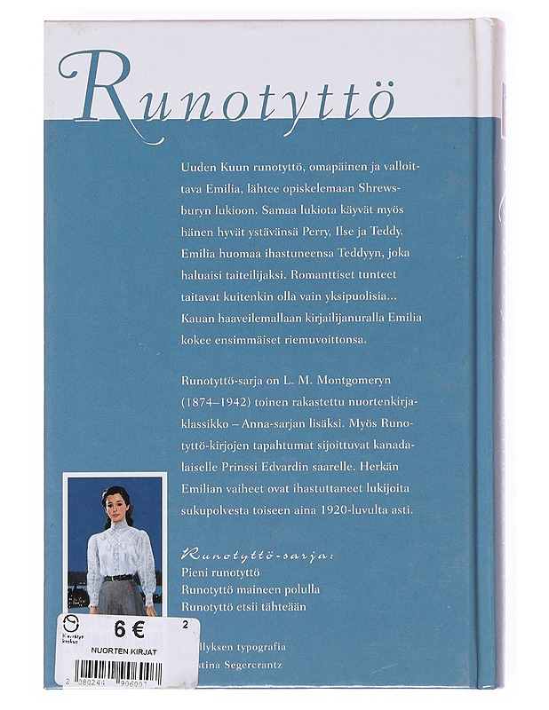 Runotyttö maineen polulla - Montgomery, L. M. - Nuorten kirjat - 10105536952 - 1