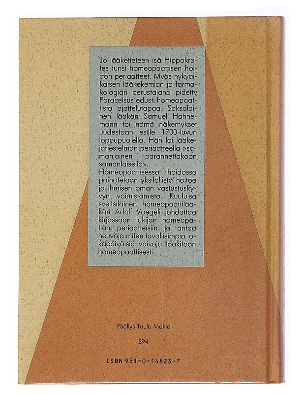Homeopaattisen hoidon aakkoset - Voegeli, Adolf - Tietokirjat ja oppaat - 10105536956 - 1