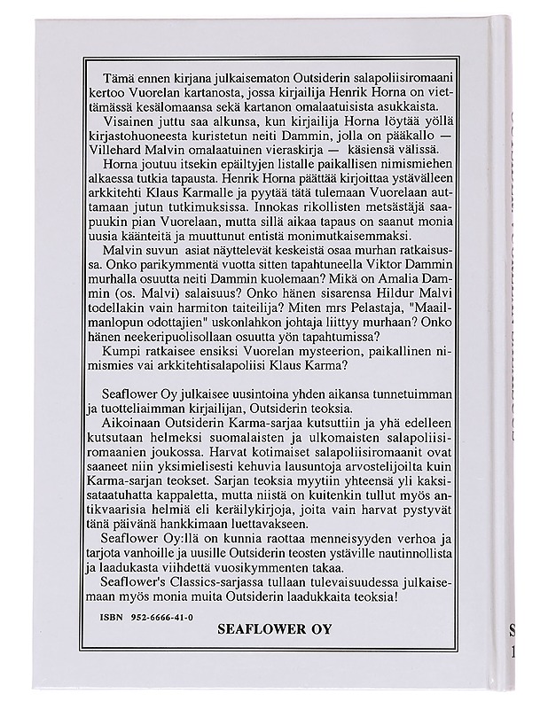 Vuorelan salaisuus : salapoliisiromaani - Outsider - Romaanit ja novellit - 10105536978 - 1