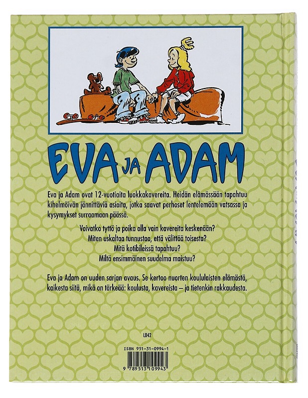 Eva ja Adam : kertomus koulusta, kavereista ja rakkaudesta - Måns Gahrton - Nuorten kirjat - 10105537100 - 1
