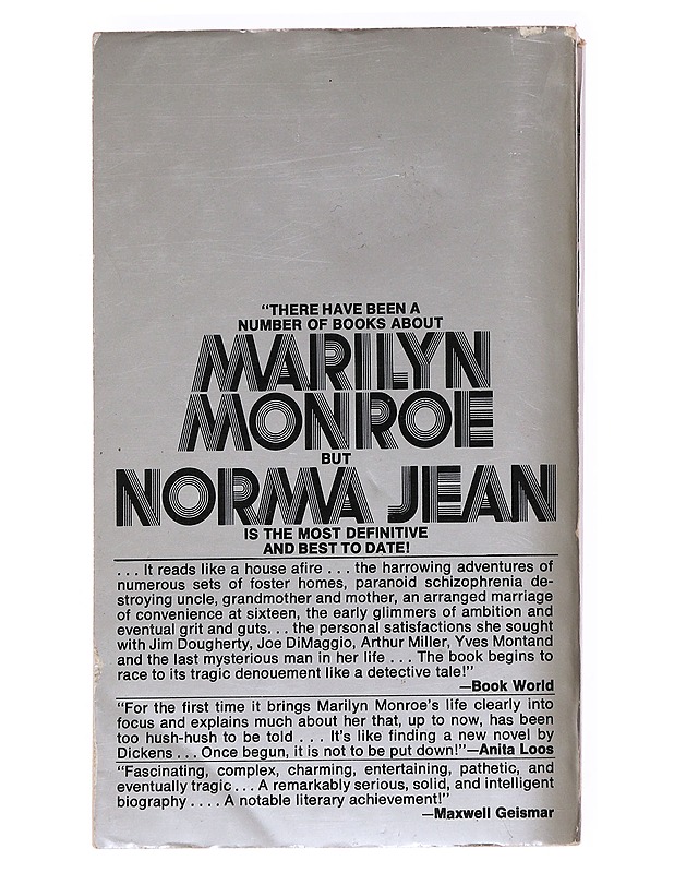 Norma Jean: The Life Of Marilyn Monroe - Fred Lawrence Guiles - Elämäkerrat ja muistelmat - 10105537115 - 1