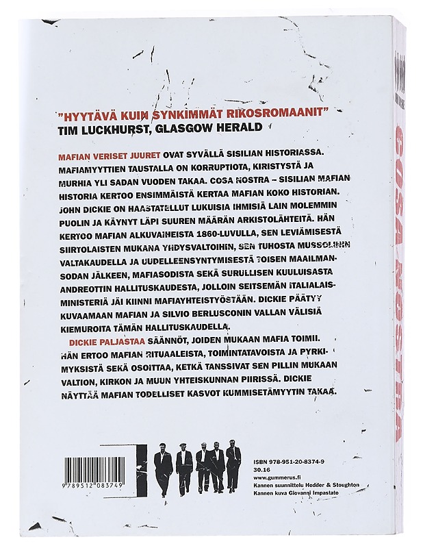 Cosa Nostra : Sisilian mafian historia - Dickie, John - Kirja lahjaksi - 10105537117 - 1