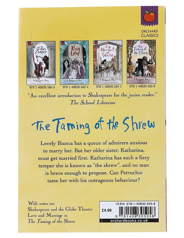 The Taming of the Shrew - Andrew Matthews - Lastenkirjat - 10105537133 - 1