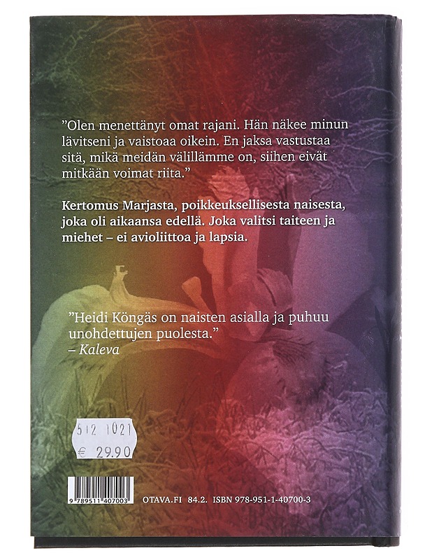 Siivet kantapäissä : romaani - Heidi Köngäs - Kaunokirjallisuus - 10105537137 - 1
