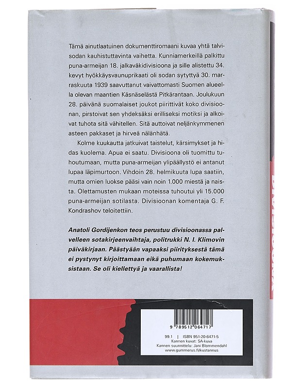 Kuoleman divisioona - Gordijenko, Anatoli - Elämäkerrat ja muistelmat - 10105537147 - 1