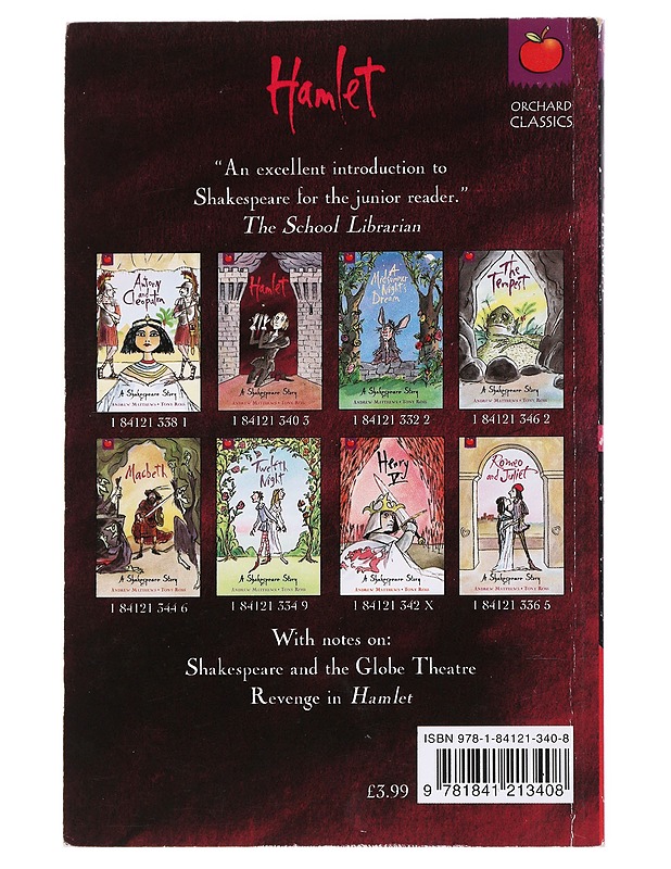 Hamlet, the Shakespeare story - Andrew Matthews - Lastenkirjat - 10105537150 - 1