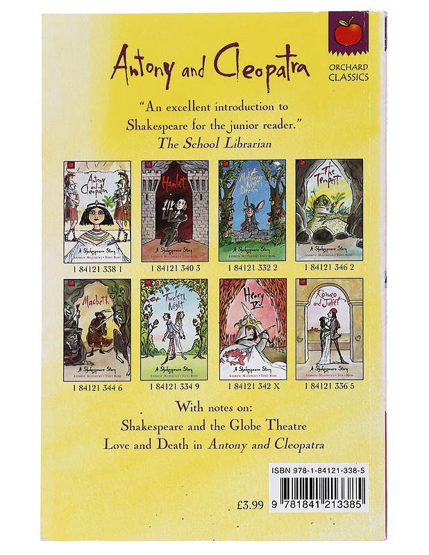 Antony and Cleopatra, A Shakespeare Story - Andrew Matthews - Lastenkirjat - 10105537162 - 1