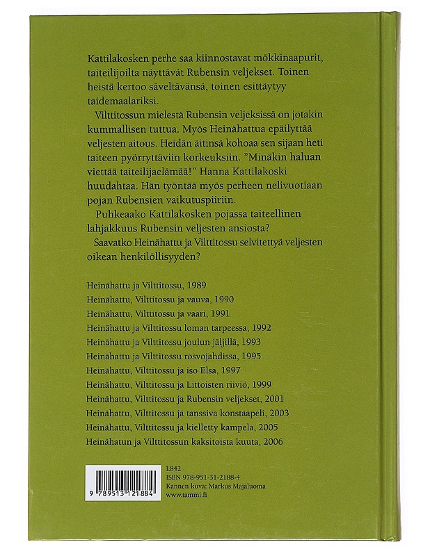 Heinähattu, Vilttitossu ja Rubensin veljekset - Nopola, Sinikka - Kaunokirjallisuus - 10105537191 - 1