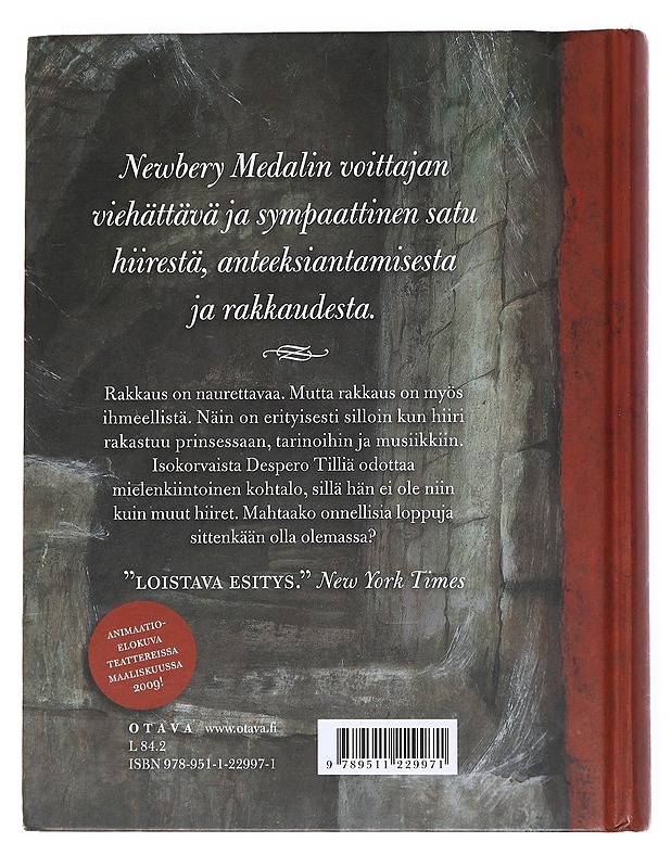 Desperon taru - Kate DiCamillo - Lastenkirjat - 10105537196 - 1