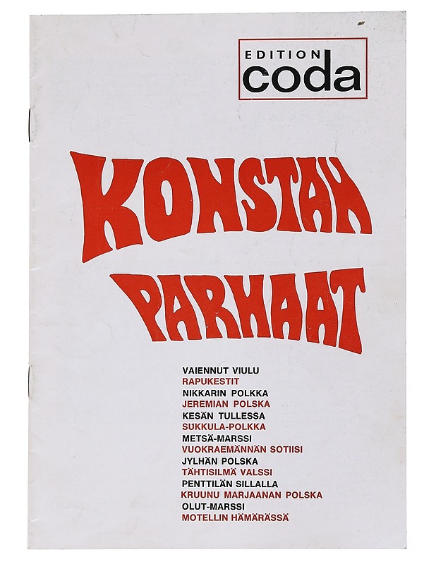 Konstan Parhaat Edition Coda - Jylhä, Konsta ; Helistö, Paavo - Harrastekirjat - 10105537202 - 0