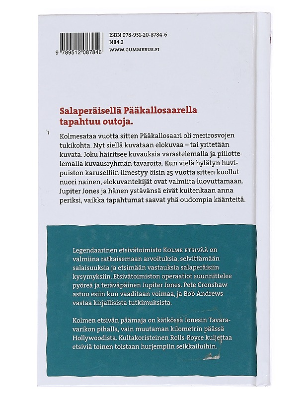 3 etsivää ja Pääkallosaari - Robert Arthur - Jännitys ja dekkarit - 10105537232 - 1