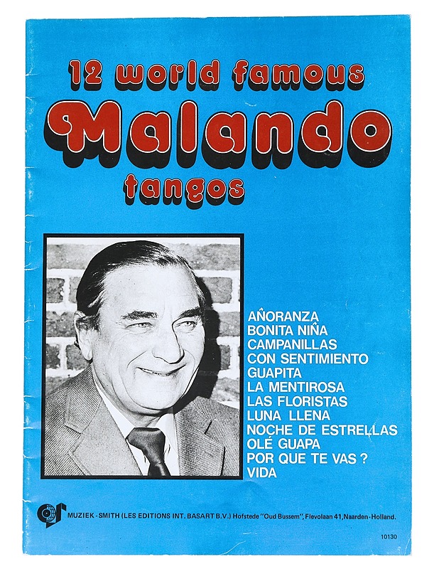 12 world famous tangos tango nuottikirja sheet music musicbook book nuotit malando anoranza bonita nina campanillas con sentimiento guapita la mentirosa las floristas luna llena no - Harrastekirjat - 10105537276 - 0