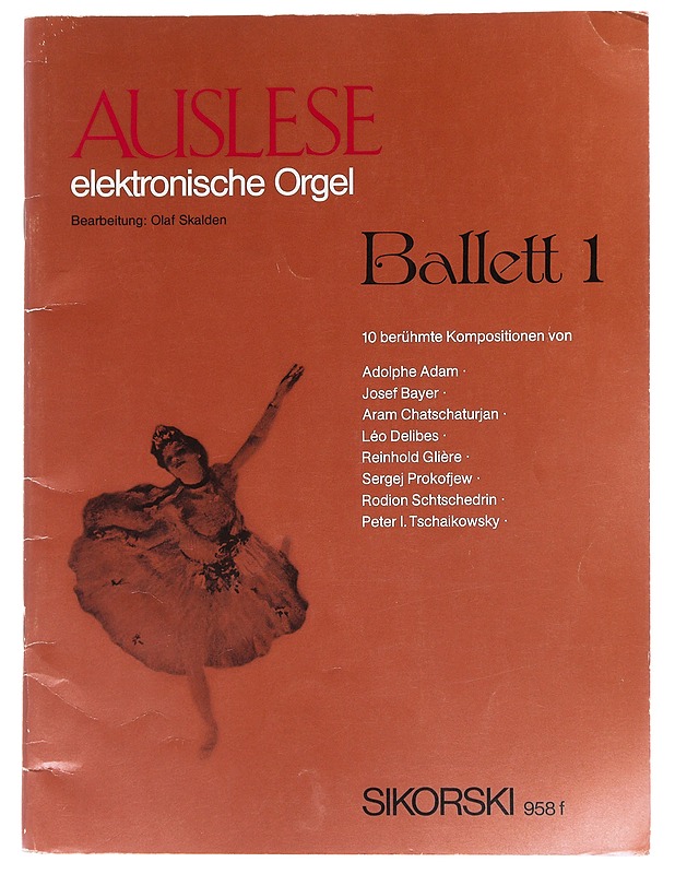 Auslese : elektronische Orgel. Ballett 1 - Harrastekirjat - 10105537286 - 0
