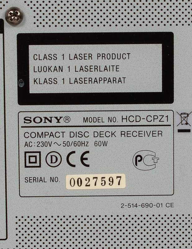 SONY CMT-CPZ1 mikrohifisarja - Viihde-elektroniikka - 10105537367 - 2