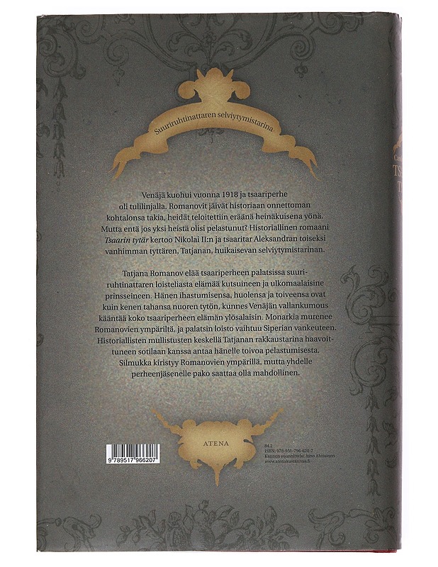 Tsaarin tytär - Carolly Erickson - Romaanit ja novellit - 10105537364 - 1