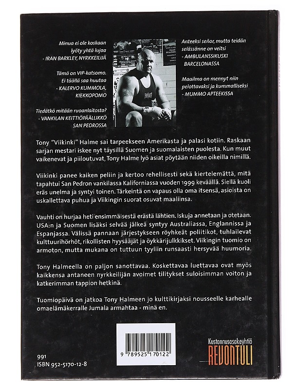 Tuomiopäivä - Tony Halme - Elämäkerrat ja muistelmat - 10105537456 - 1