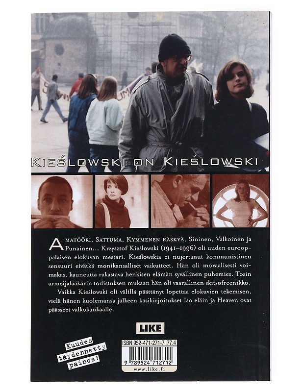 Kieslowski on Kieslowski - Krzysztof Kieslowski - Elämäkerrat ja muistelmat - 10105537492 - 1