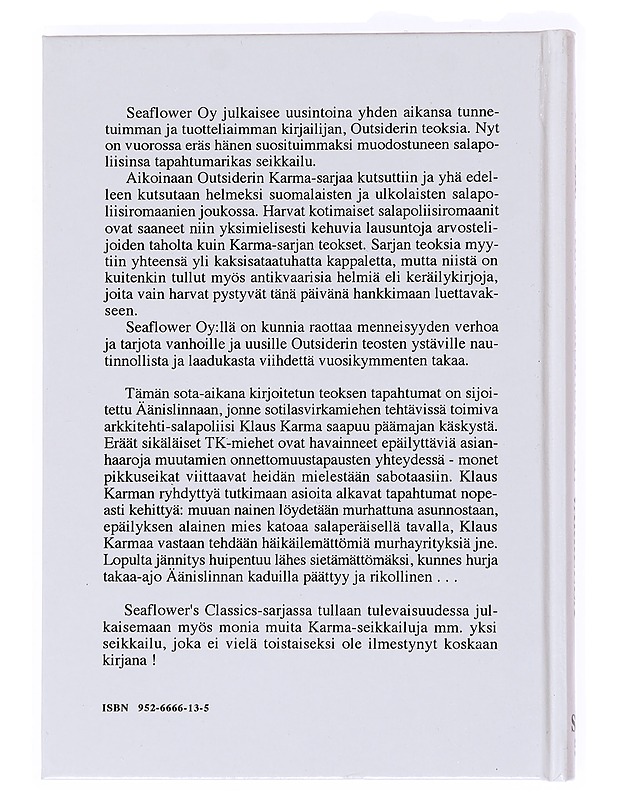 Talo Dzersinskajan varrella : salapoliisiromaani Äänislinnasta - Outsider - Romaanit ja novellit - 10105537537 - 1